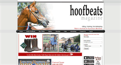 Desktop Screenshot of hoofbeats.com.au